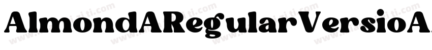 Almond RegularVersio字体转换